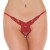 Belgian Lace Butterfly Design G-String - Black, White or Red