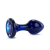 Cobalt Blue Glass Butt Plug with Crystal