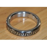 Greek Key Stainless Steel Cock Ring