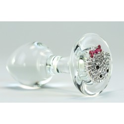 Hello Kitty Glass Anal Plug