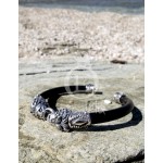 Lions Head Silver Bracelet