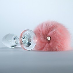 Magnetic Bunny Tail Crystal Anal Plug