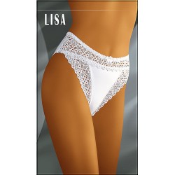 Wolbar Lisa Lycra Hi-Rise Panty - White