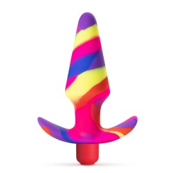 Free Spirit Vibrating Silicone Butt Plug