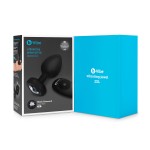 Vibrating Remote Controlled Jewel Plug 2XL - Black