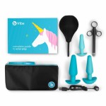 Anal Training Kit Teal Blue 7 Piece Set