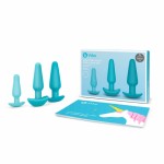 Anal Training Kit Teal Blue 7 Piece Set