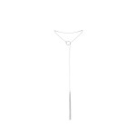 Magnifique Tickler Pendant Silver Necklace