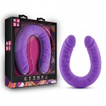 Ruse 18" Silicone U Shaped Double Ended Dong