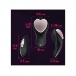 Blush Temptasia Heartbeat Panty Vibe with Remote Blush Temptasia Heartbeat Panty Vibe with Remote
