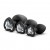 Luxe Bling Plugs Training Kit - Black Hearts With Clear White Crystals