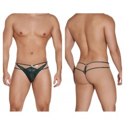 CandyMan 99547 Double Thongs Color Hunter Green