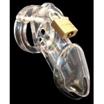 CB-6000 Clear Cock Cage & Lock Set