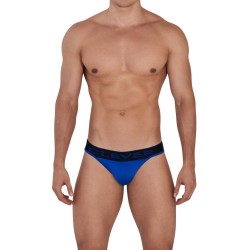 Clever 1408 Wood Thongs Color Blue