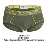 Clever 1527 Strait Briefs Color Green