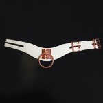 Coquette Pleasure Collection Adjustable White Choker Collar