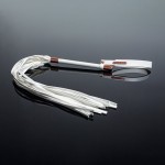 Coquette Pleasure Collection White Faux Leather Whip