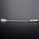 Coquette Pleasure Collection White Faux Leather Riding Crop