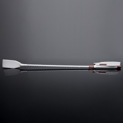 Coquette Pleasure Collection White Faux Leather Riding Crop