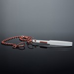 Coquette Pleasure Collection White Faux Leather Leash