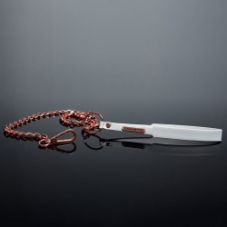 Coquette Pleasure Collection White Faux Leather Leash