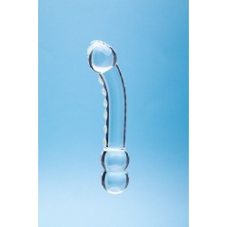 Celestial Ridge Double- Ended Glass Dildo