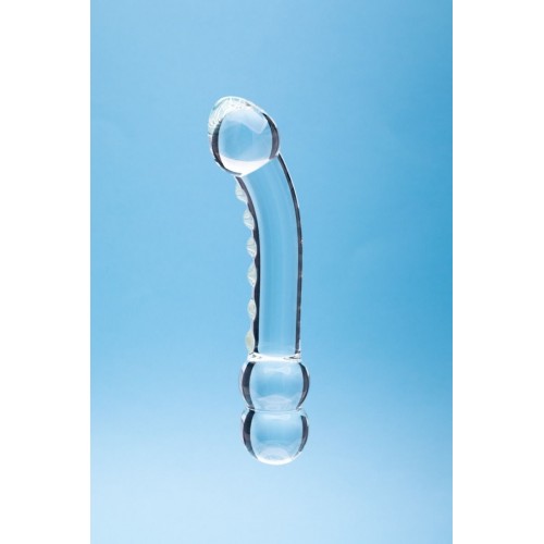 Celestial Ridge Double- Ended Glass Dildo