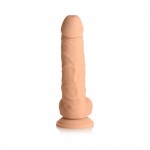 Easy Riders 7 in. Silicone Dildo with Balls Light 