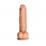Easy Riders 7 in. Silicone Dildo with Balls Medium 