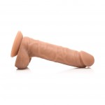 Easy Riders 7 in. Silicone Dildo with Balls Medium 