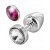 Diogol Anni Changeable Swarovski Crystal 25mm Anal Plug 