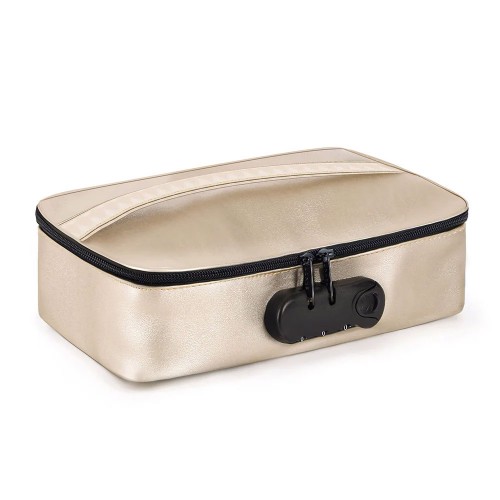 Lockable Luxury Discreet Box in Gold or Green