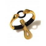 JockRing Boa "Debut" Gold Cock Ring Bracelet with Caprice