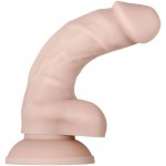 Real Supple Silicone Poseable 6 Inch Dildo