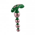 Femme Fun Vibrating Anal Bougie Beads in Rose Gold