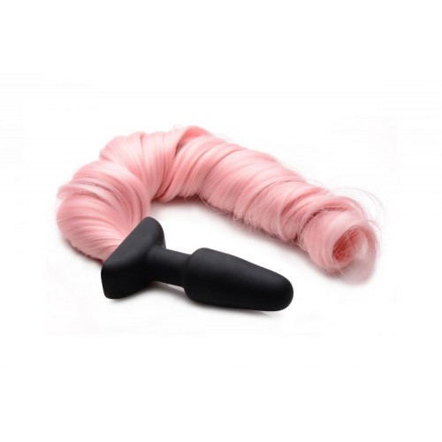 Pink Pony Tail Anal Plug
