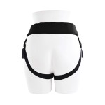 Sweet Embrace Rechargeable Remote-Controlled Vibrating 7 in. Silicone Dildo and Jock-Style Strap-On Harness Set