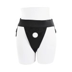 Sweet Embrace Rechargeable Remote-Controlled Vibrating 7 in. Silicone Dildo and Jock-Style Strap-On Harness Set
