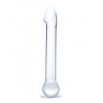  7" Realistic Head Glass Dildo 