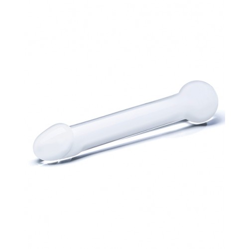  7" Realistic Head Glass Dildo 