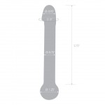  7" Realistic Head Glass Dildo 