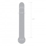  7" Straight Glass Dildo 