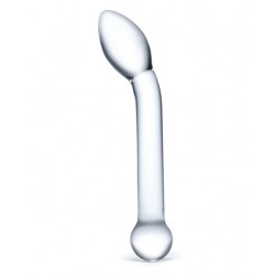  8" Slimline G-Spot Glass Dildo 
