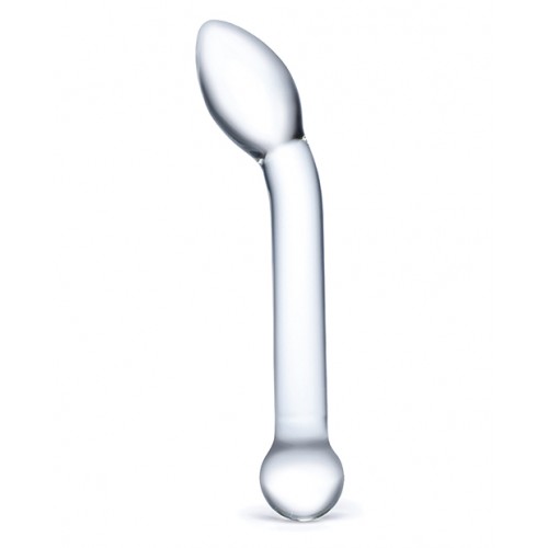  8" Slimline G-Spot Glass Dildo 
