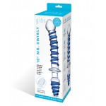 10" Mr. Swirly Double Ended Glass Dildo & Butt Plug 