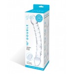 10" Double Trouble Glass Dildo