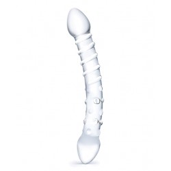 10" Double Trouble Glass Dildo