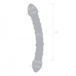 10" Double Trouble Glass Dildo