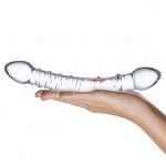10" Double Trouble Glass Dildo