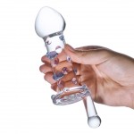 6.5" Candy Land Glass Juicer 
